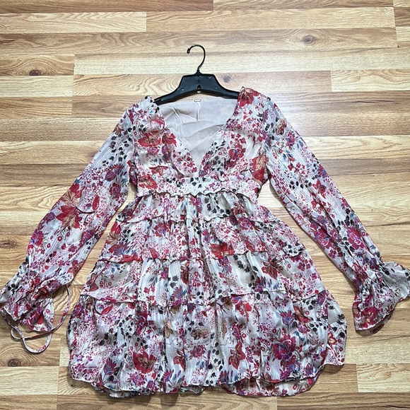 Free People Closer To The Heart Tiered Floral Dress Size XS - Picture 3 of 16